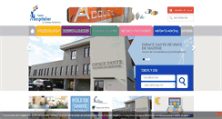 Desktop Screenshot of ch-lecateau.fr