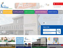 Tablet Screenshot of ch-lecateau.fr
